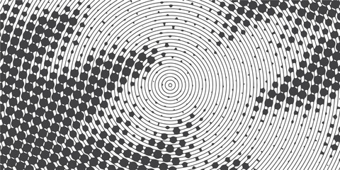 Halftone faded gradient texture. Grunge halftone grit background. White and black sand noise wallpaper. Retro pixilated vector backdrop