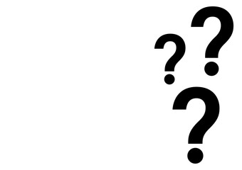 Question Mark. Question and Answer Concept. Vector Illustration. 