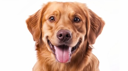 dog isolated over white background