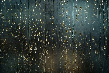 Drops of rain on the window,  Abstract background for design