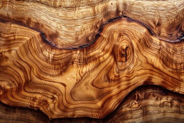 A piece of wood that has been cut in half, showing its inner structure - Powered by Adobe