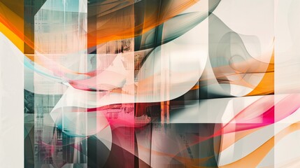 Craft an abstract artwork that narrates a life story from a direct viewpoint Play with surprising camera perspectives to unveil the subjects unconventional journey with dynamic sha