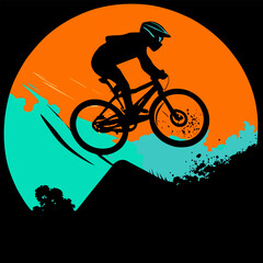cycling bmx academy, vector illustration flat 2