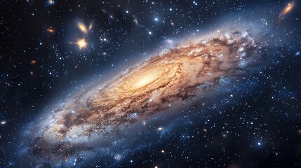 Fototapeta premium galaxy of Clear, high resolution DSLR