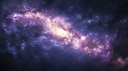 galaxy of Constellation, 3D render