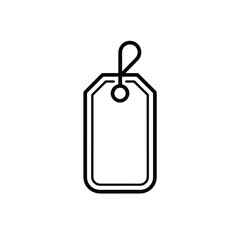 Price tag icon simple flat vector illustration logo design