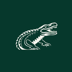 Elevate Your Brand: Dynamic Crocodile Mascot in Full Body