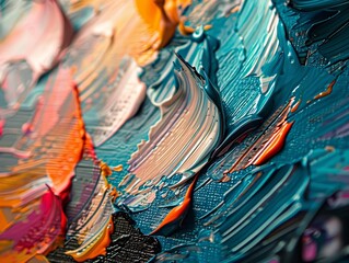 Obraz premium Delve into a mesmerizing close-up portraying the vivid hues of a classic Impressionist scene depicting a historical event from a culinary perspective, blending the art of gastronomy with the essence o