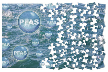 PFAS Contamination of Drinking Water - Alertness about dangerous PFAS per-and polyfluoroalkyl...