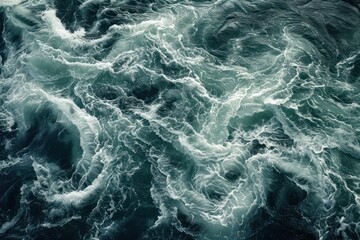 Abstract background. Waves of water of the river and the sea meet each other during high tide and low tide.