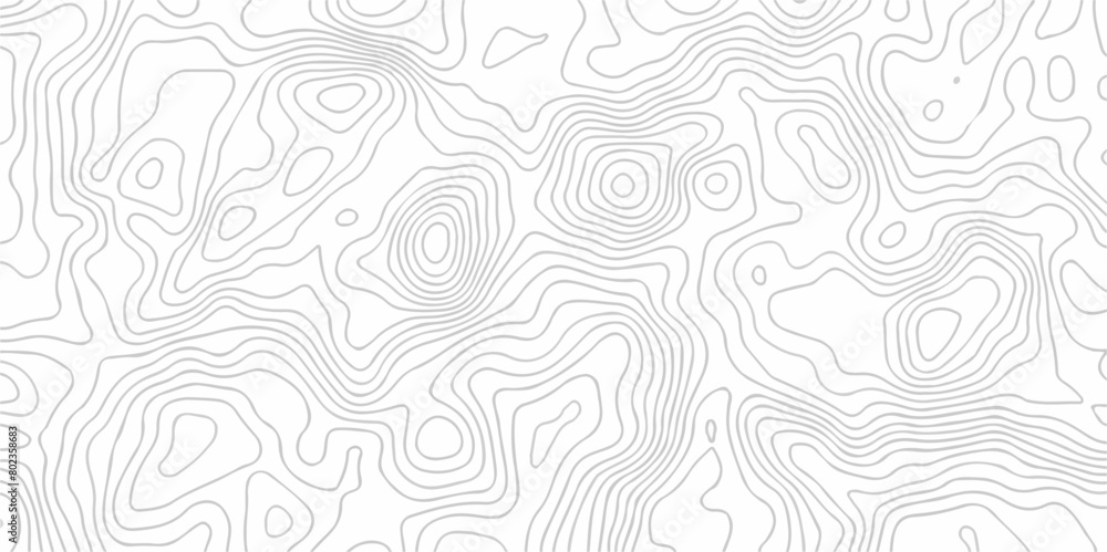 Aufkleber Topographic map background with geographic line map with elevation assignments.Modern design with White topographic wavy pattern design. Paper Texture Imitation of a Geographical map shades .	