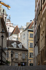 Naklejka premium View of one of the streets in Vienna