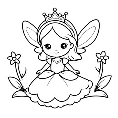 little girl with a flower