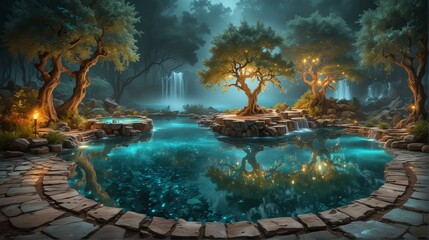 fountain in the park