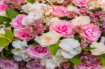 Beautiful bouquet flower for background
