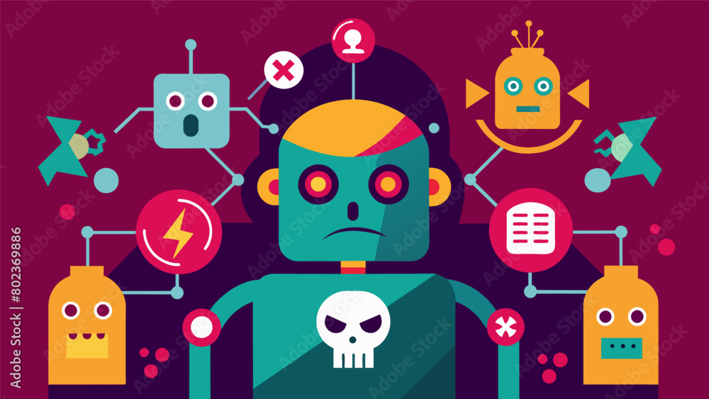 Aufkleber as the machines effect spreads it becomes clear that its purpose is not to alleviate societal anxiet