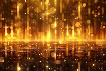 Obraz premium Cityscape at Night, Bokeh Texture Background, Blurry Street Banner, City Light Nightlife Mockup