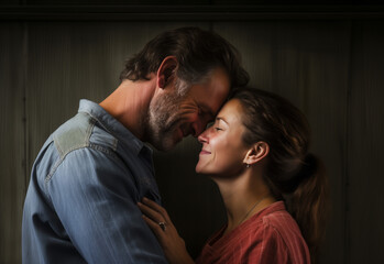 Obraz premium Fathers_Day_concept_a_middle-aged_male_laborer_is_2