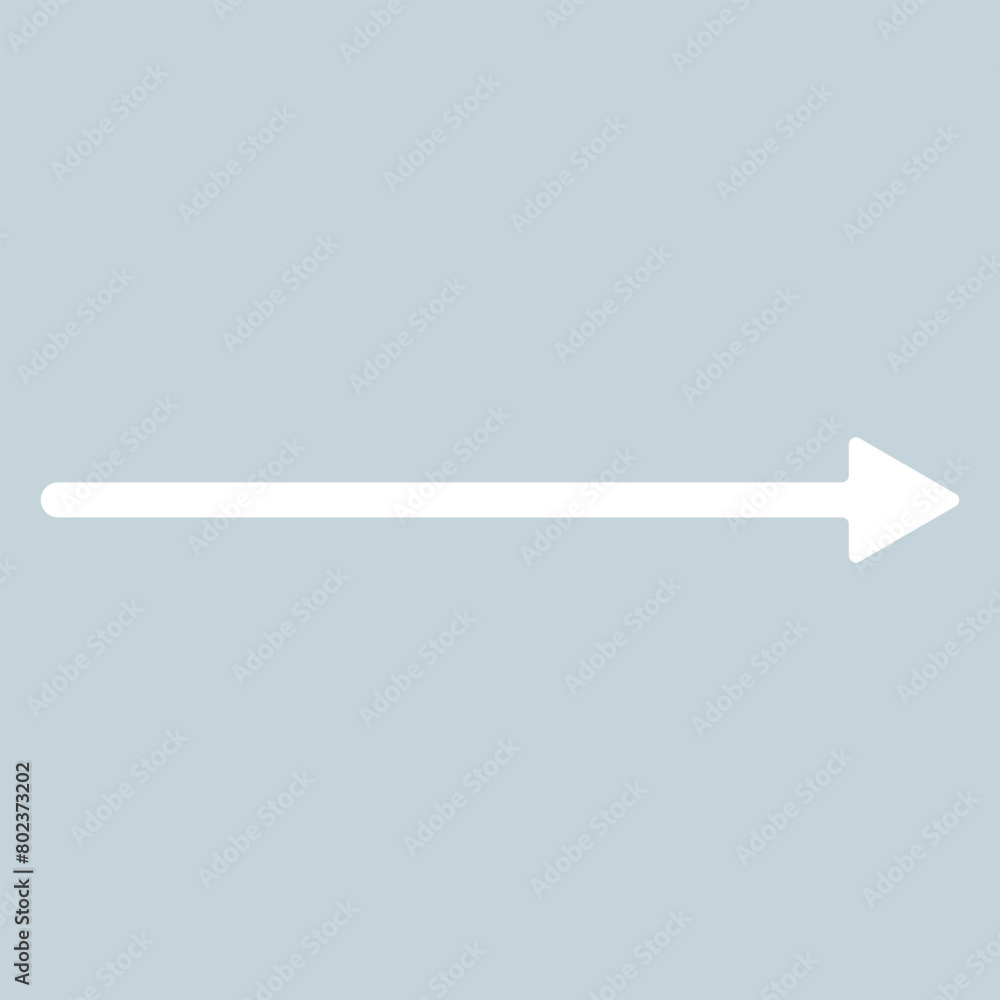 Poster white arrow icon on different color background. flat style. white arrow icon for your web site desig