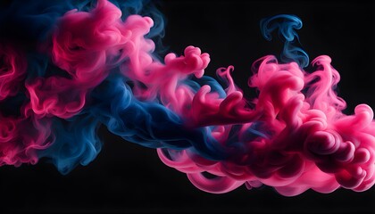 Fototapeta premium Isolate Beautiful Smooth Smoke Illustration