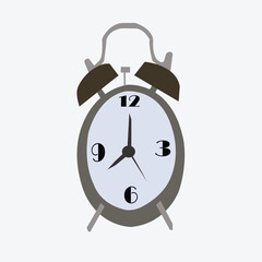 alarm clock isolated on white