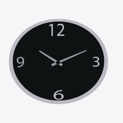 clock isolated on white background