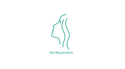 Vector Icon: Skin Rejuvenation Procedure Symbol