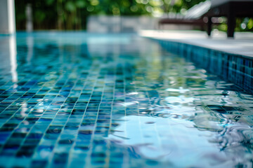 Pool Water Summer Design Mosaic