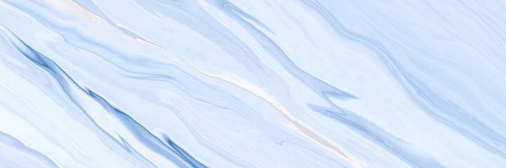 Fototapeta premium Marble rock texture blue ink pattern liquid swirl paint white dark that is Illustration panorama background for do ceramic counter tile silver gray that is abstract waves skin wall luxurious art ideas