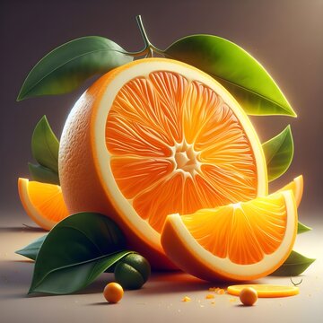 Oringe cutting pice beautiful shining pic 