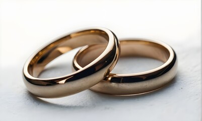 modern design golden rings, engagement rings