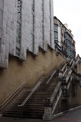 Stairway in a street of Bilbao