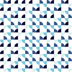 Bauhaus geometric vector pattern design 
