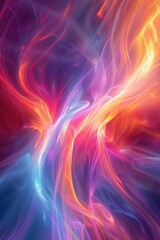 Obraz premium A colorful flame with blue, red, and orange colors