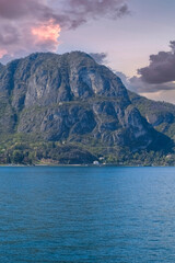 The Como lake, in Italy, beautiful landscape
