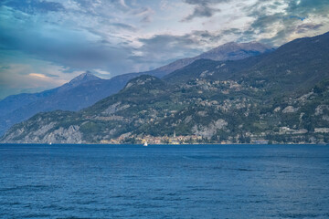 Fototapeta na wymiar Menaggio village in Italy, the Como lake 