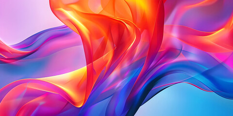 abstract colorful background, ai generated.