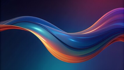 abstract background of liquid paint plastic 3d, smooth colors, gradient