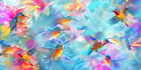 kingfisher abstract background.