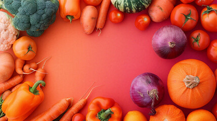 On background, a vegetable radiates organic charm. Ripe and delicious, it's a nutrition powerhouse.