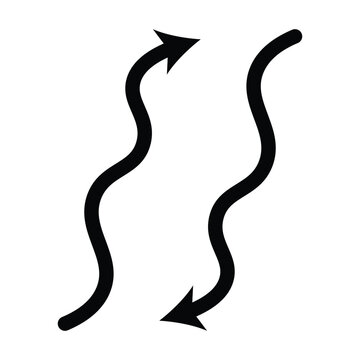 Arrow up and arrow down icon