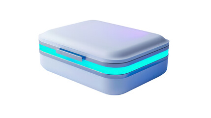 Handheld Portable UV Sterilizer Box for Personal Use on transparent background