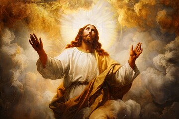 An illustration of Jesus christ saviour of the world.