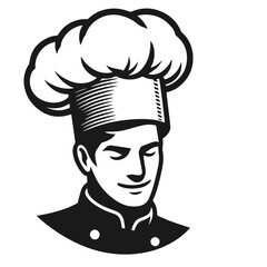 Chef logotype vector isolated on white background
