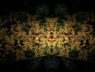 Imaginatory fractal abstract background Image