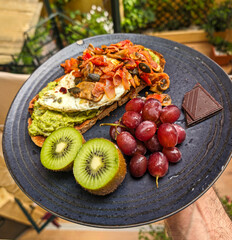 Brunch Bliss: Avocado Toast with Fresh Fruits
