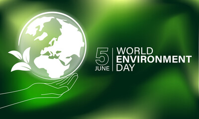 World Environment Day, Importance of protecting nature 5TH JUNE- VECTOR