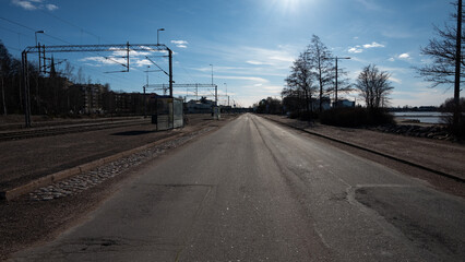 Fototapeta premium street in the morning