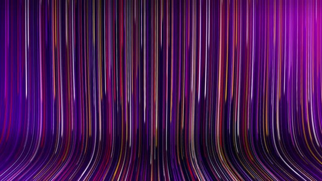 Rain of Fire Blue. Rain of neon. Neon lines falling downward. Background for praise, worship in 4K.