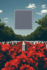 Vertical Background or Card for Memorial day in the USA  , United States of America Memorial Day, Remember and Honor